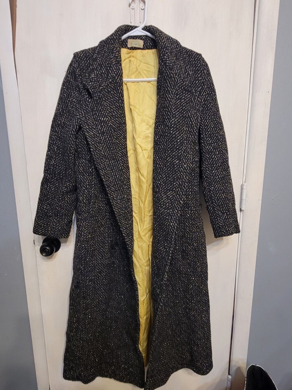 Vintage Coat 100% Wool Made in USA Workers Union Fashioned by Jill Jr.